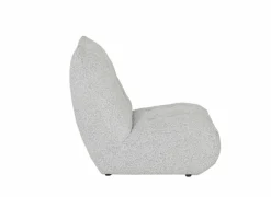 Zetel Schiva 1-zit - stof - lichtgrijs