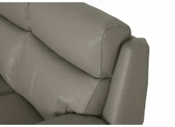 Zetel Singer 2,5+2-zit - leder - taupe