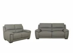 Zetel Sneak 2,5+2-zit - leder - elephant