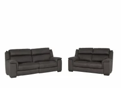 Zetel Still 2,5+2-zit - stof - grijs & bruin