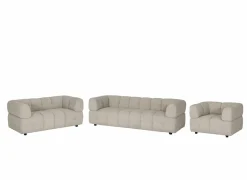 Zetel Tortuga 1-zit - stof - beige