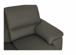 Zetel Tributo 3+2-zit - leder - elephant royal met relax