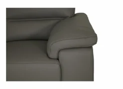 Zetel Tributo 3+2-zit - leder - elephant royal met relax