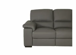 Zetel Tributo 3+2-zit - leder - elephant royal met relax