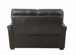 Zetel Wise 2-zit - leder - walnut