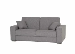 Zetelbed 2 persoons stof grijs