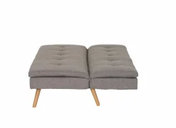 Zetelbed Fjord 1 persoons - 183x86cm - stof - grijs