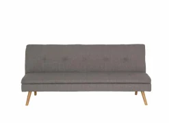 Zetelbed Fjord 1 persoons - 183x86cm - stof - grijs