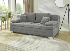Zetelbed Lindau 2 persoons 203x106cm - stof - grijs