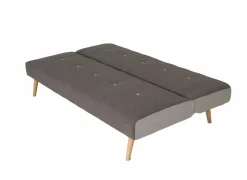 Zetelbed Wasabi 2 persoons - 180x90cm - stof - grijs
