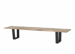 Zitbank Scarface 270cm - sheesham massief - naturel