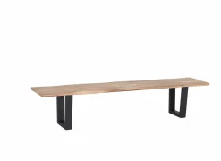 Zitbank Scarface 220cm - sheesham massief - naturel