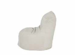 Zitzak Pesaro 75x65x95cm - stof - ivoor