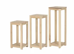 Zuil Arriba 30x30x60cm - eik massief - naturel