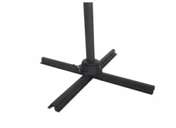 Zweefparasol Thalassa 250x250cm zwart met beschermhoes